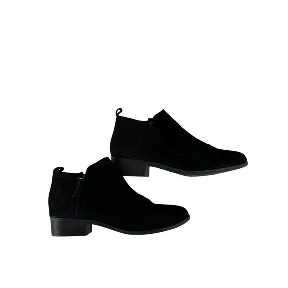 TOMS Deia Black Suede Bootie Women’s size 9 - Picture 5 of 8